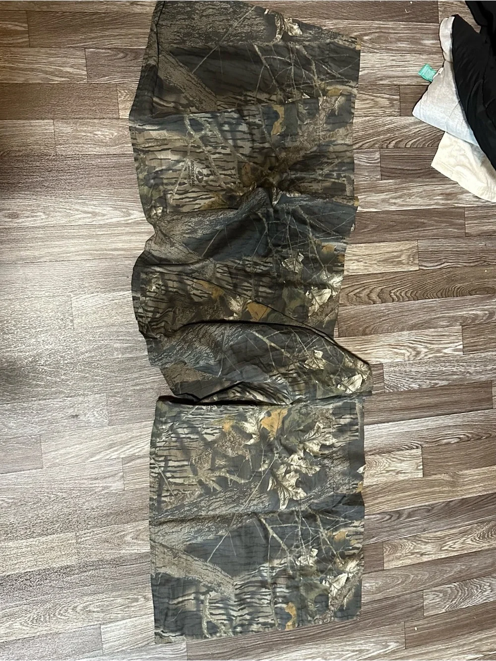 Camouflage-Pattern Valance in Brown and Black - Home Accents